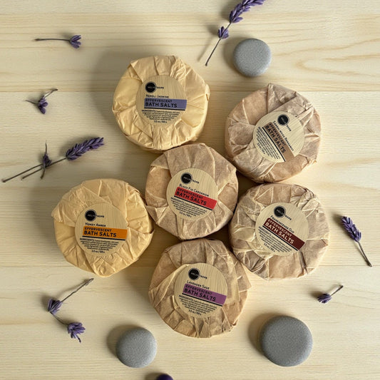 Natural Effervescent Bath Fizzies — Jojoba & Silk Proteins