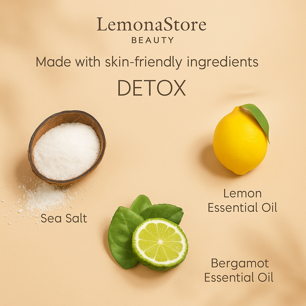 Sea Salt Fizzy Detox Bath Soak (Deconstructed Bath Bomb)