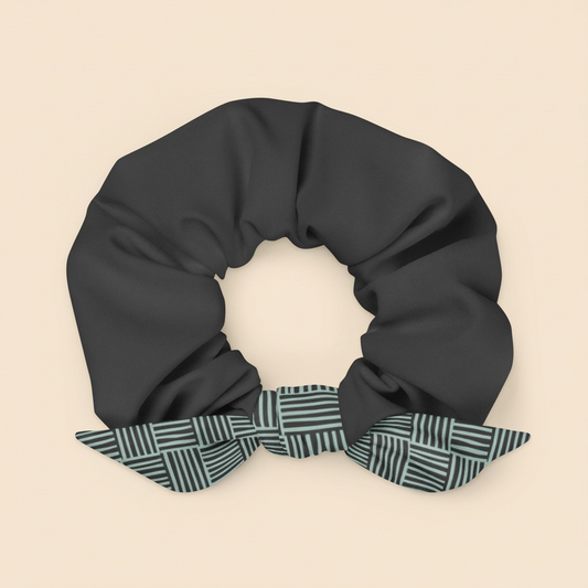 Recycled Scrunchie - Evening Mint