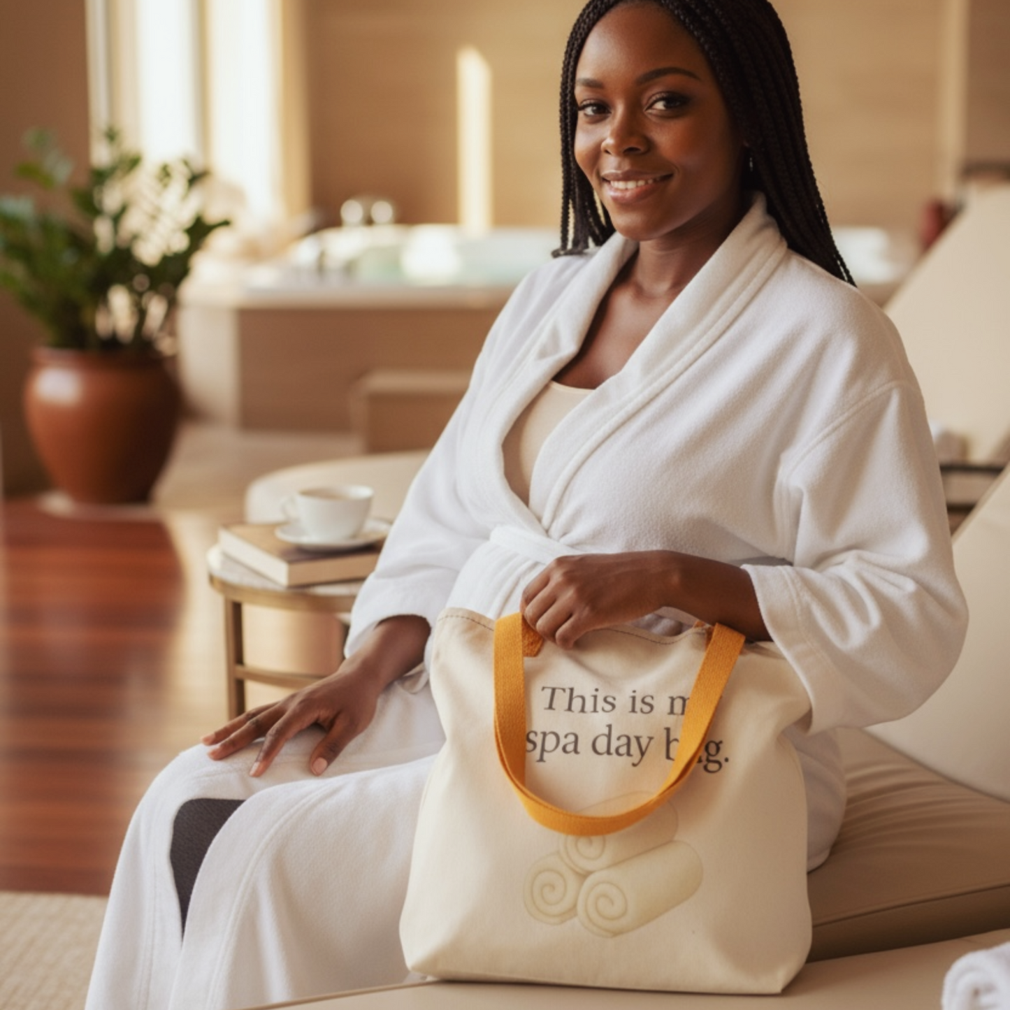 Small tote bag - spa day